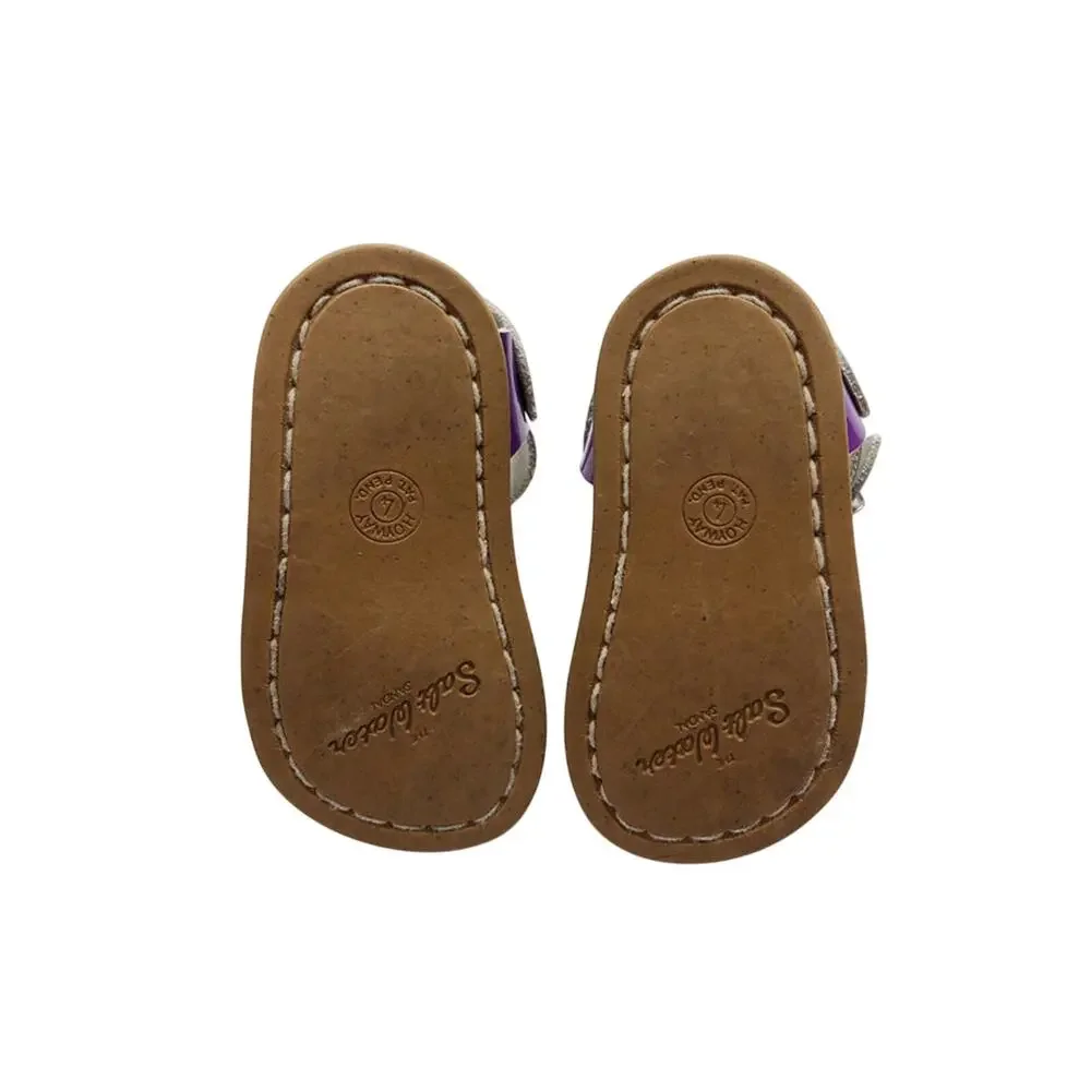 Salt Water Sandals In Purple Patent Leather Size 4